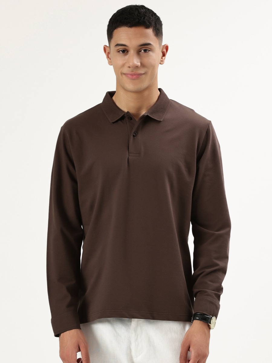 Polo Full Sleeve – Brown