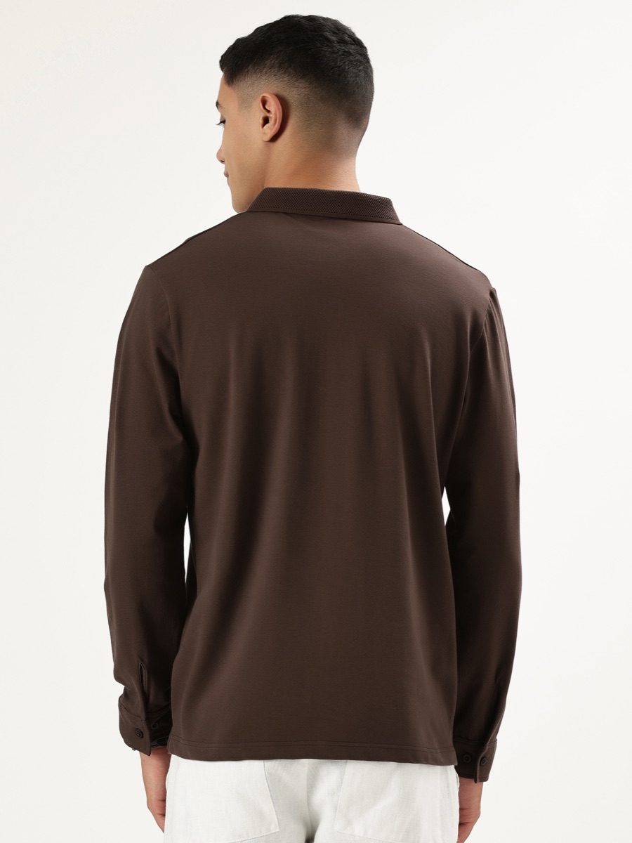 Polo Full Sleeve – Brown