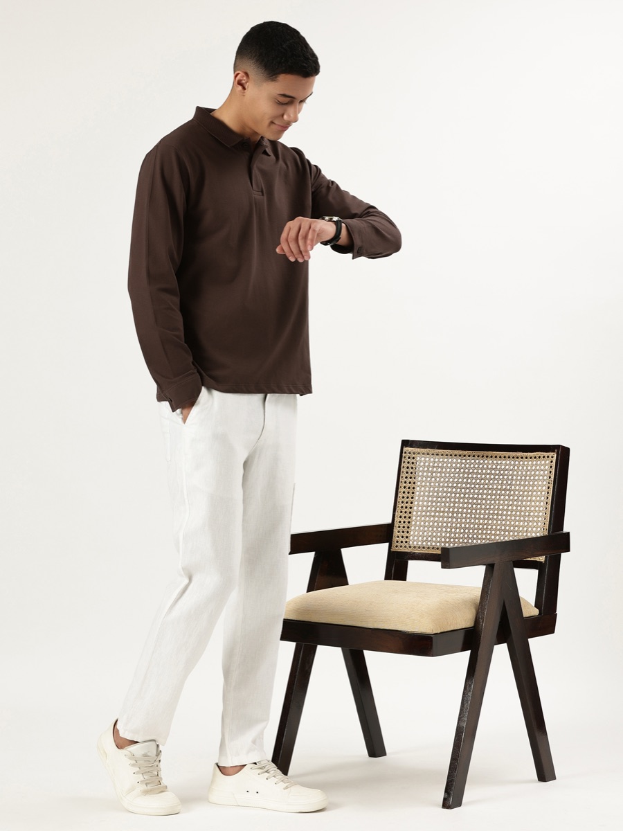 Polo Full Sleeve – Brown