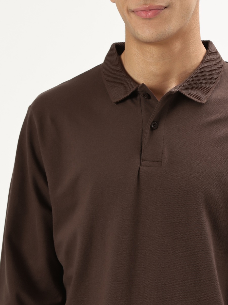 Polo Full Sleeve – Brown