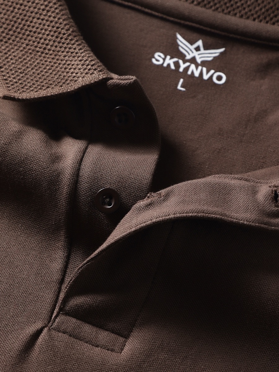 Polo Full Sleeve – Brown