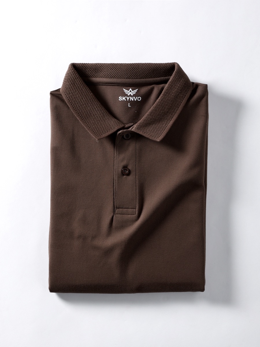 Polo Full Sleeve – Brown