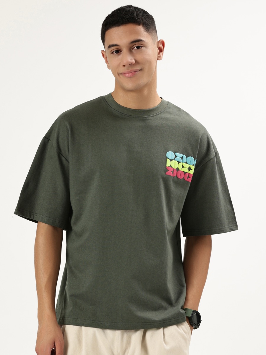 Oversized Tee – Frost Green