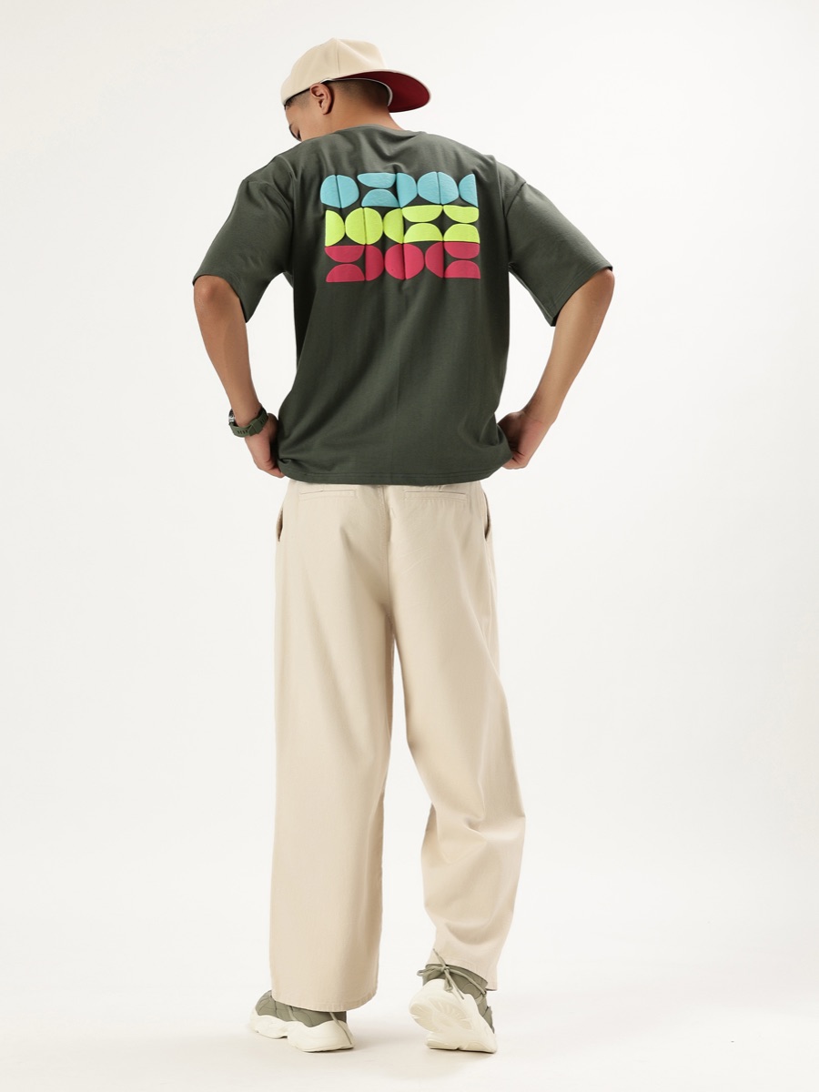 Oversized Tee – Frost Green