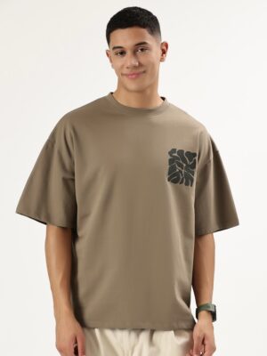 Oversized Tee - Md Beige