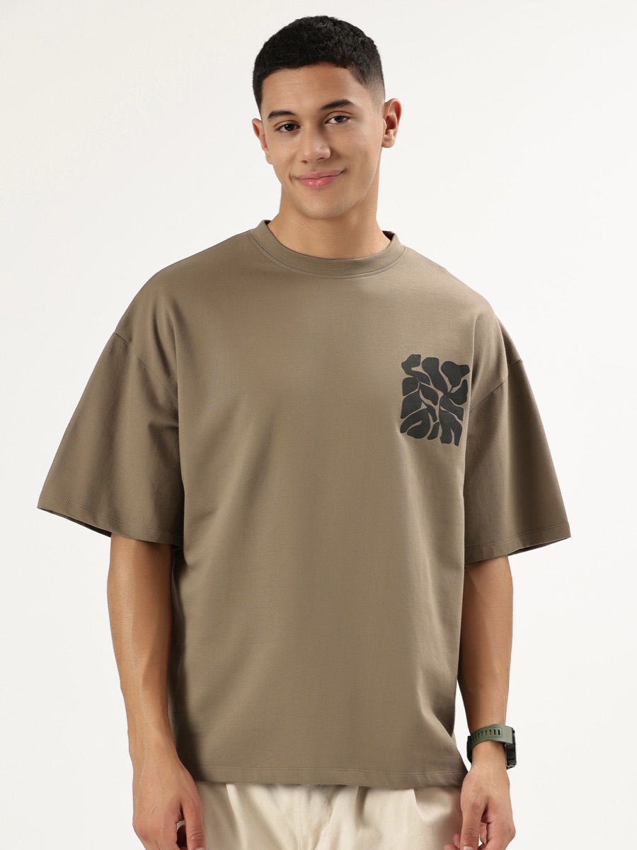 Oversized Tee – Md Beige