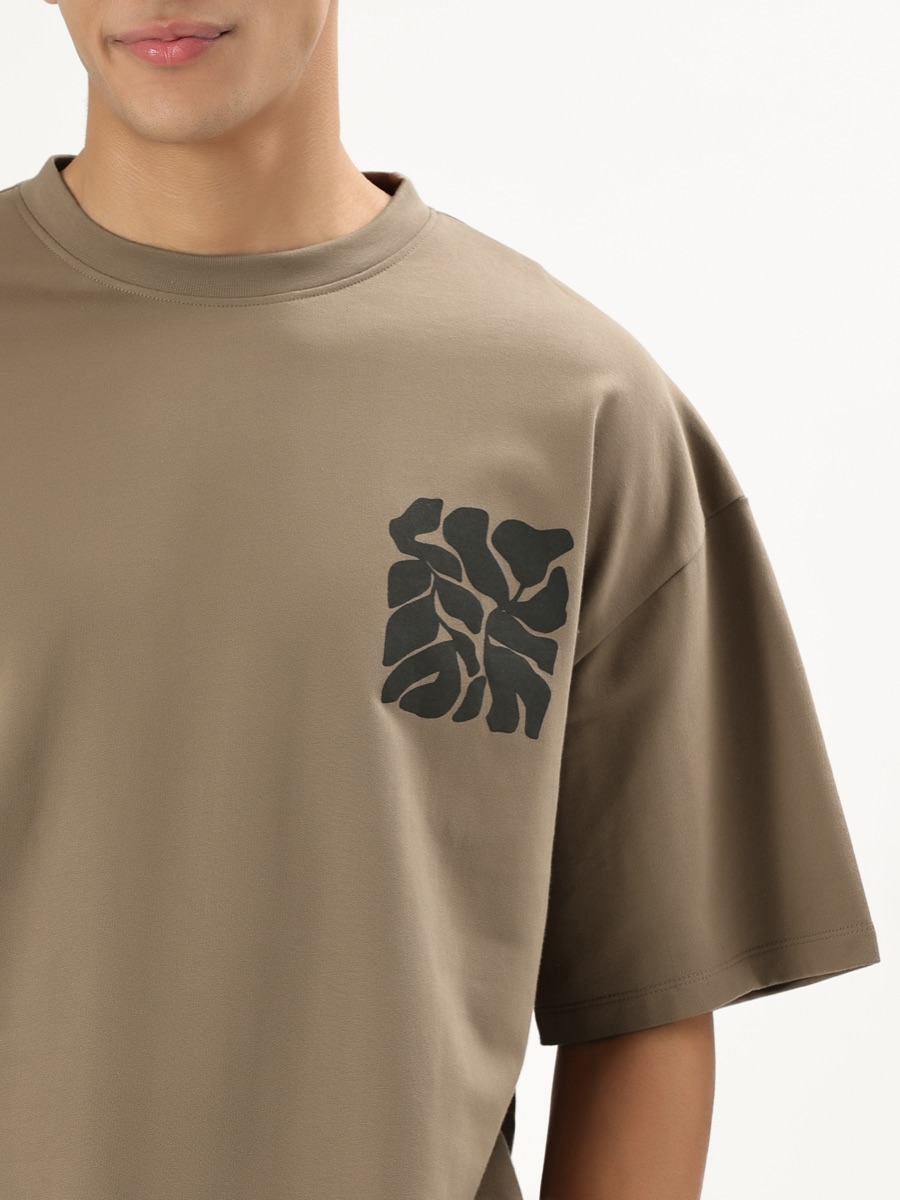 Oversized Tee – Md Beige