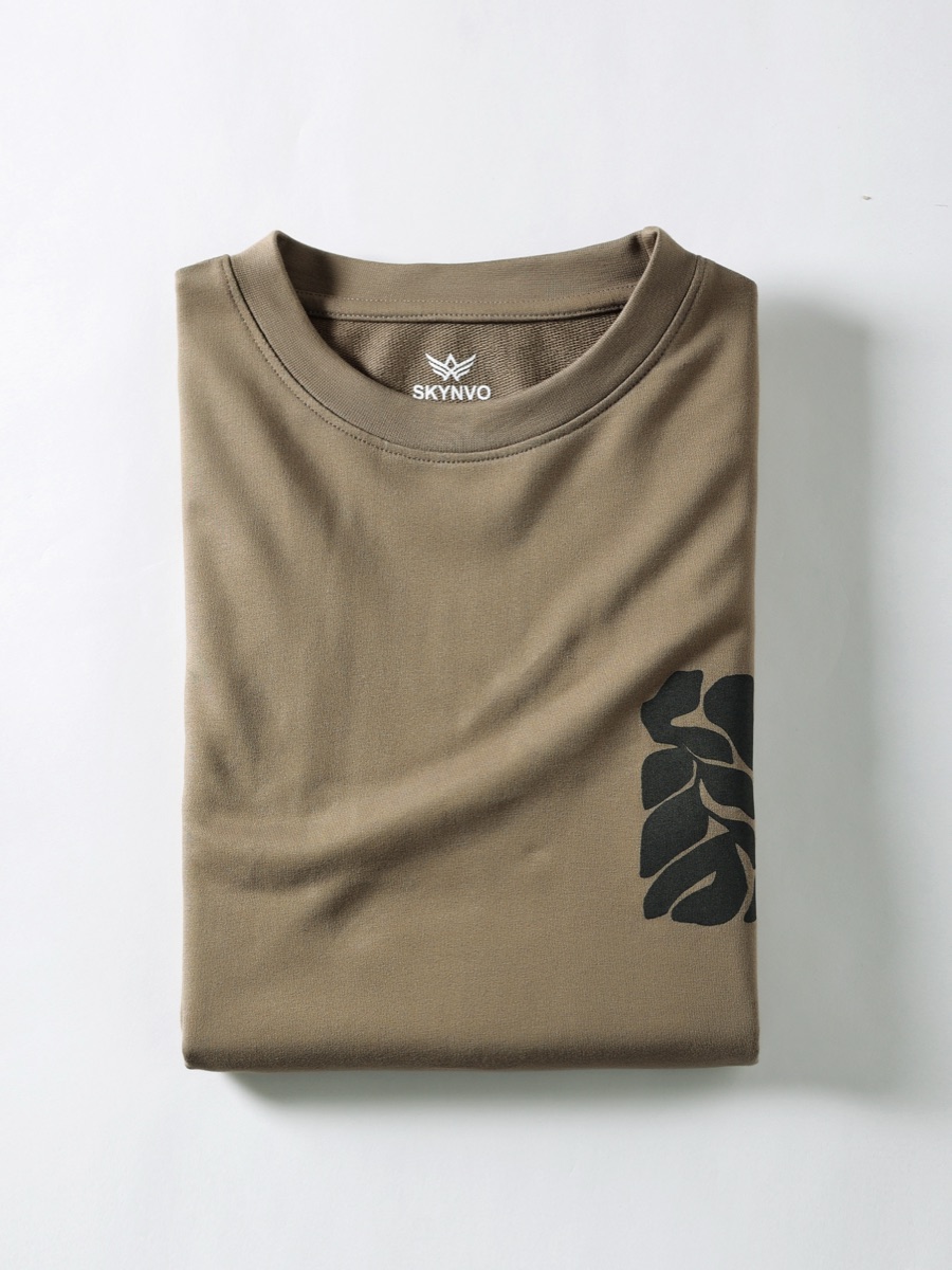 Oversized Tee – Md Beige