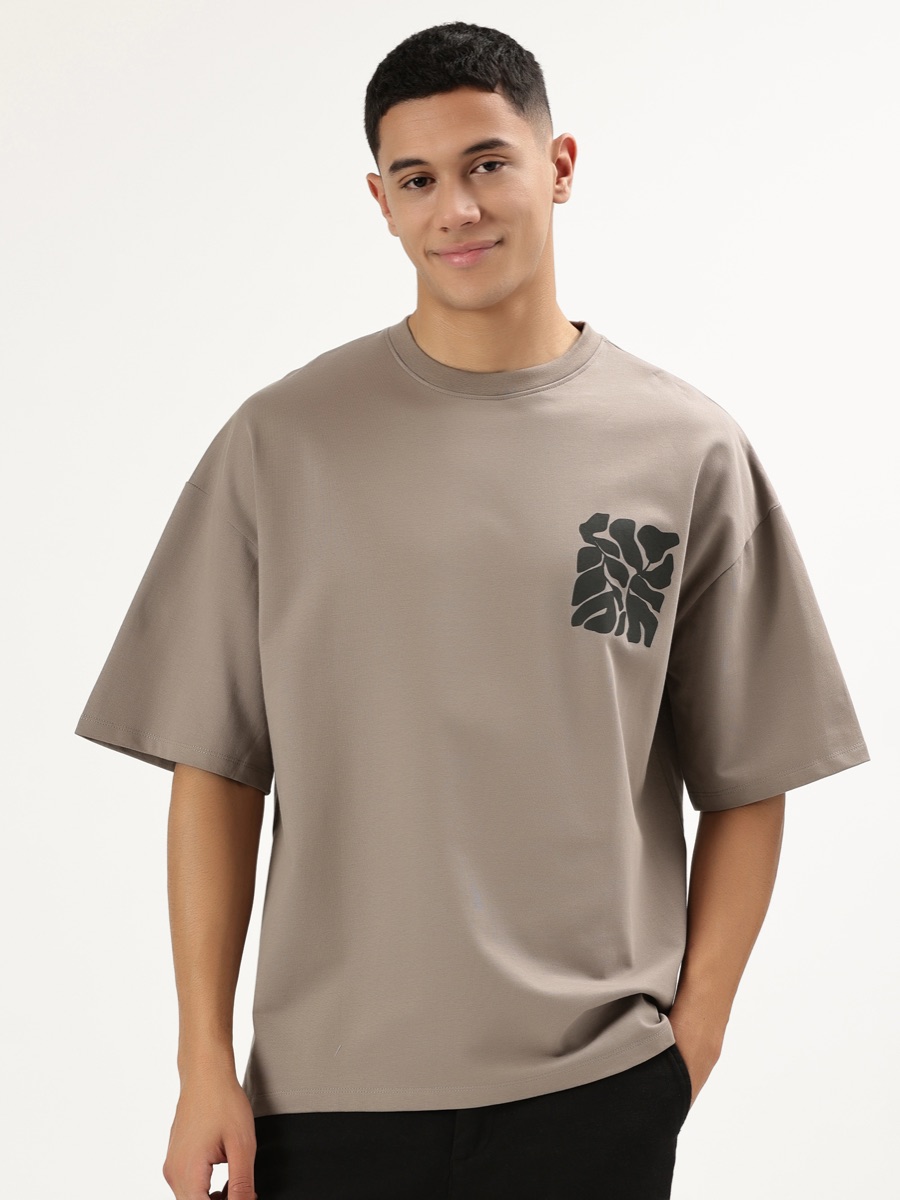 Oversized Tee – Coffee