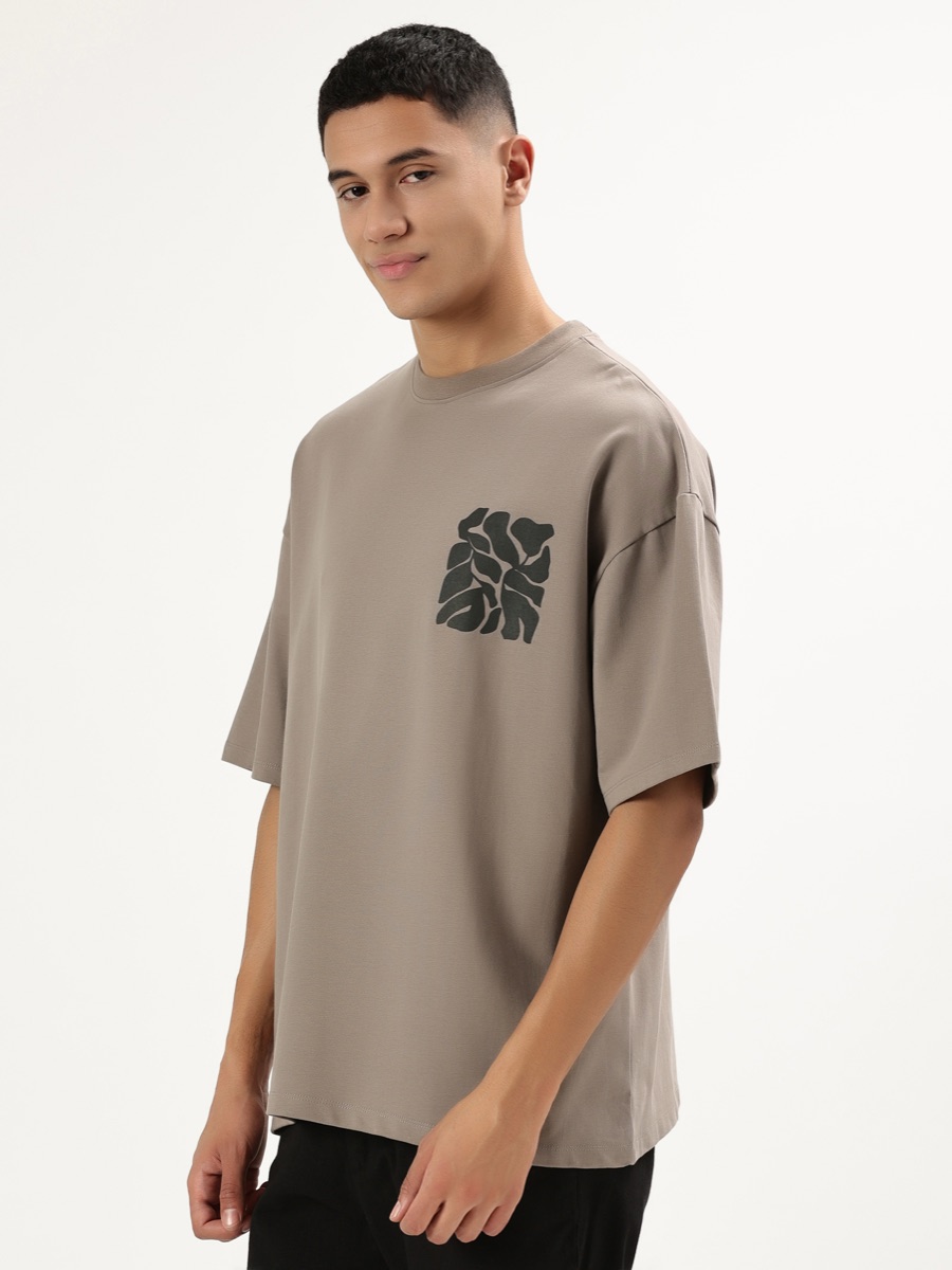 Oversized Tee – Coffee