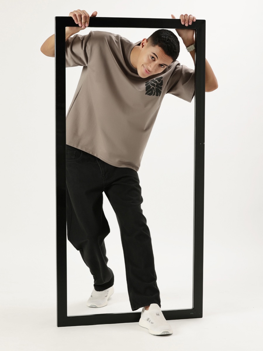 Oversized Tee – Coffee
