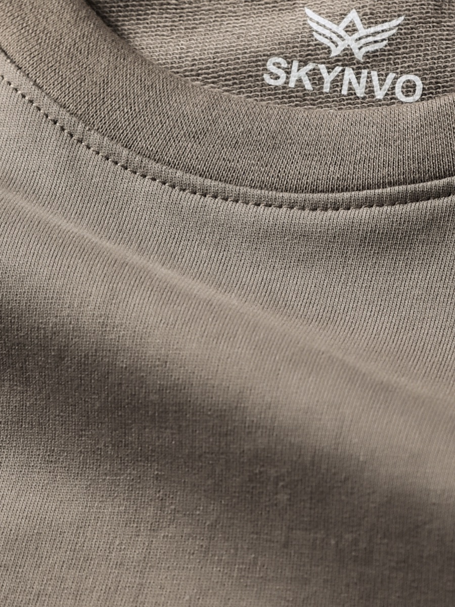 Oversized Tee – Coffee