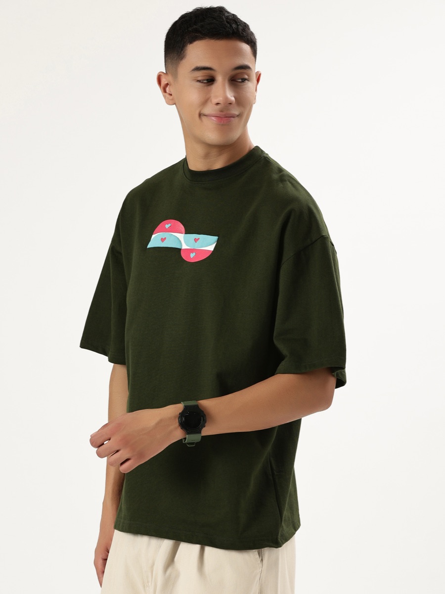 Oversized Tee – Olive